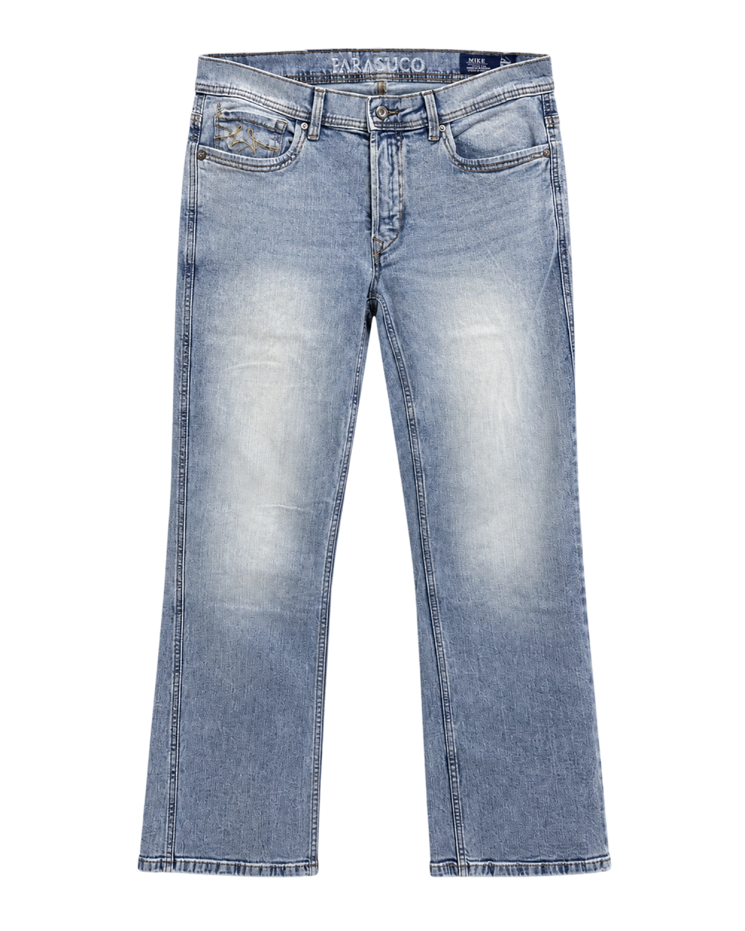 Parasuco Export Quality Baggy Denim Pant – Light Blue Wash